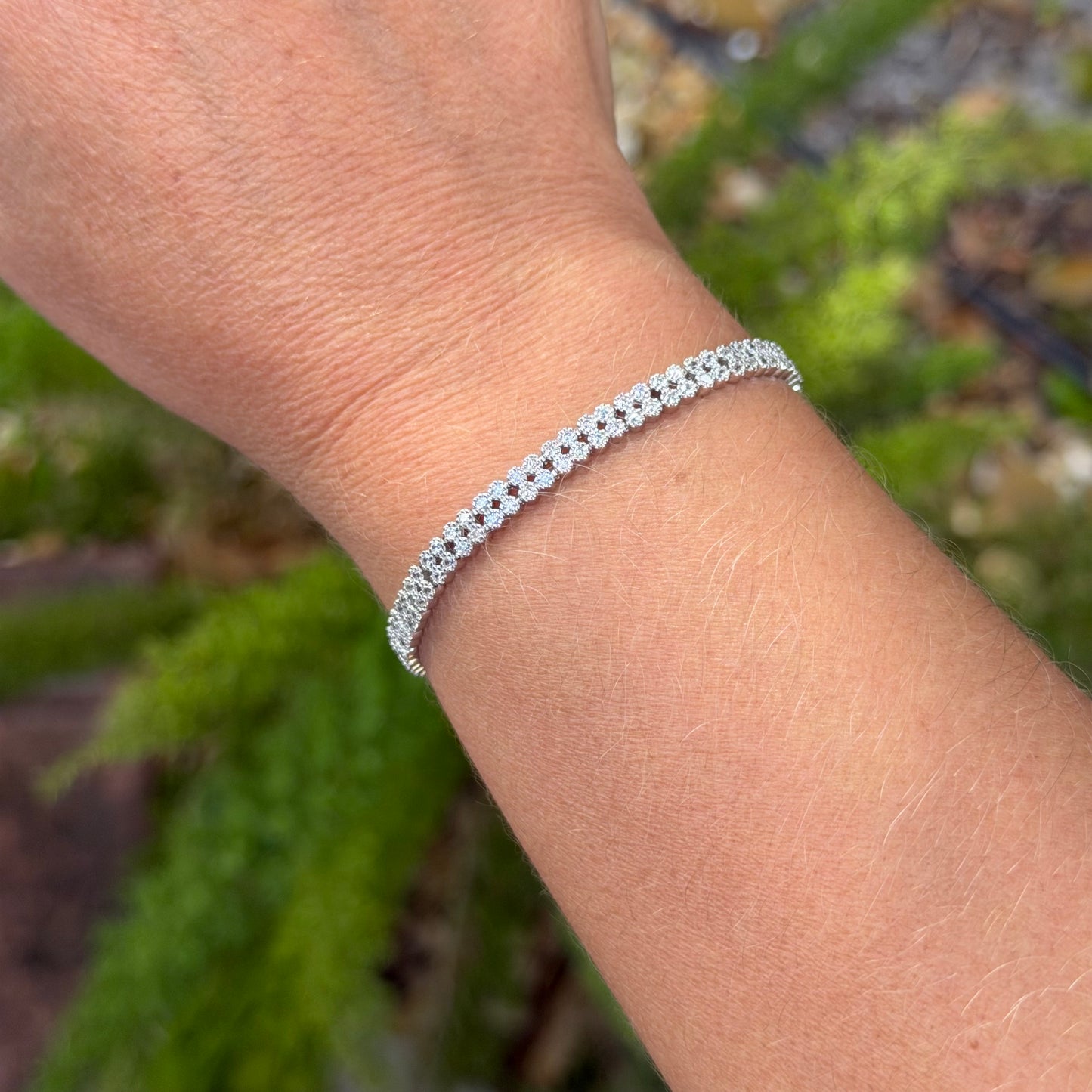 Clover Bracelet in Sterling Silver 925