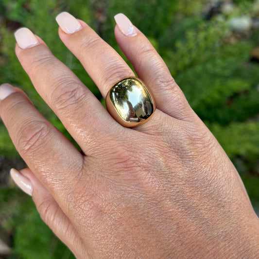 Flat Ring in 18K Gold Plated