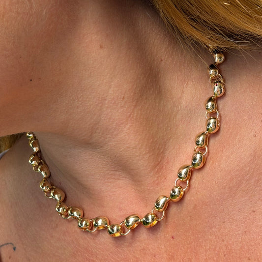 Ellus Necklace in 18K Gold Plated
