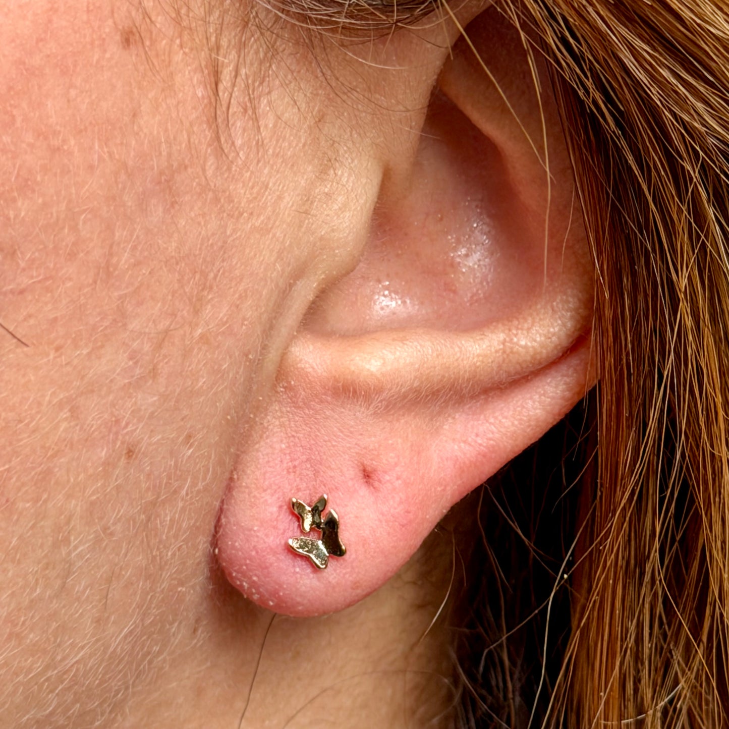 Butterfly Earrings in Sterling Silver 925