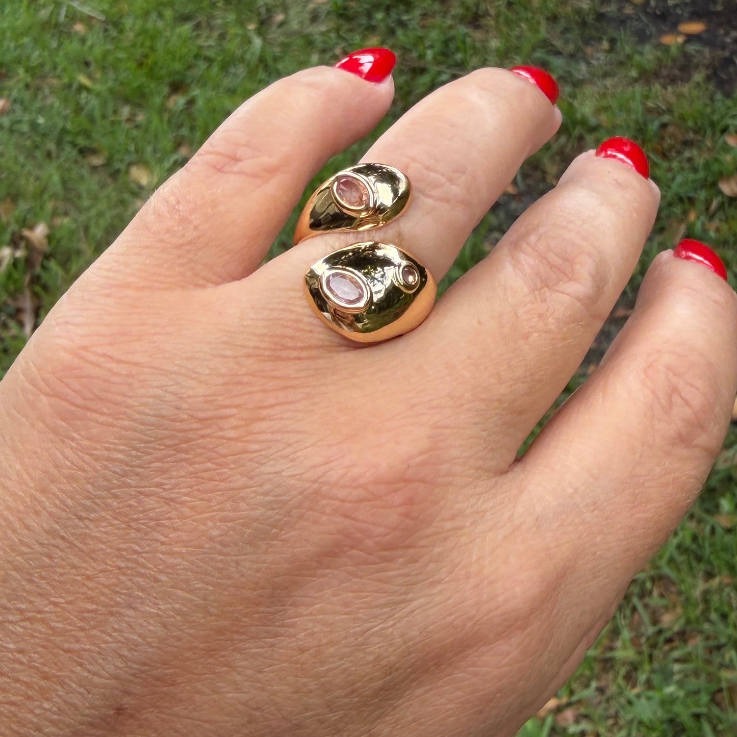 Adjustable Ring in 18K Gold Plated