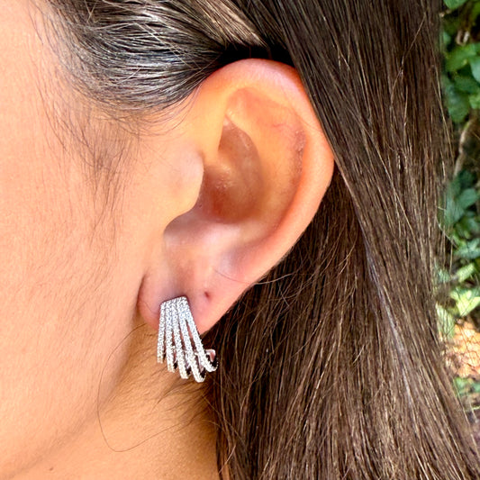 Zirconias Hook in 18K Gold Plated