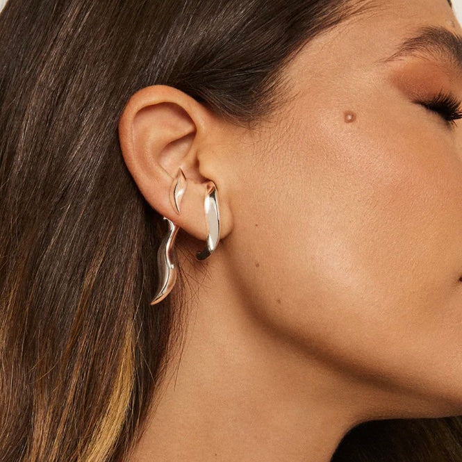 Lume Earrings in 18K Gold Plated by Anna Prata