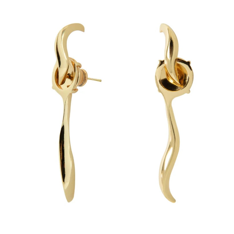 Lume Earrings in 18K Gold Plated by Anna Prata