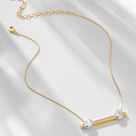 Traco Necklace in 18K Gold Plated by Anna Prata