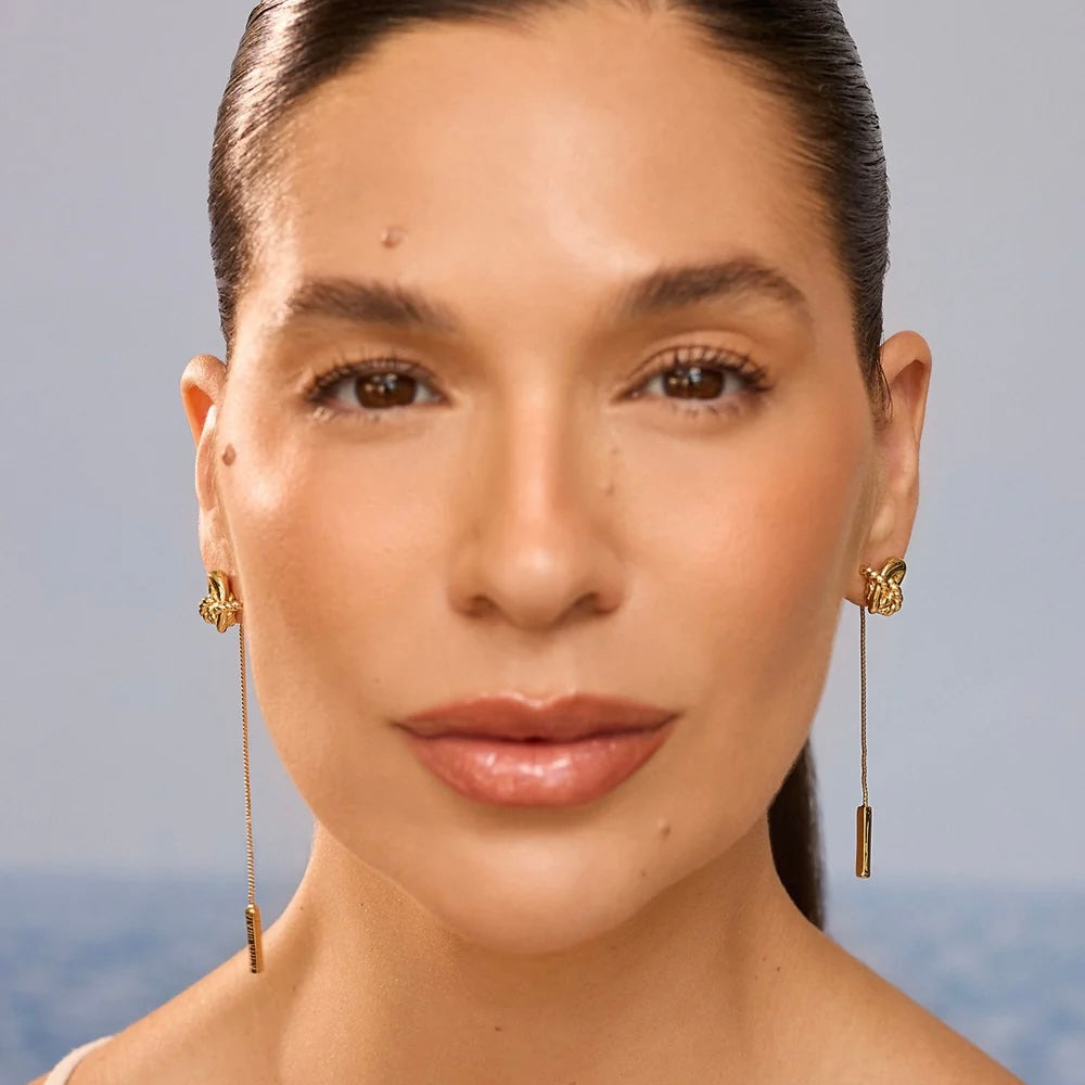 Laco do Mar Earrings in 18K Gold Plated by Anna Prata