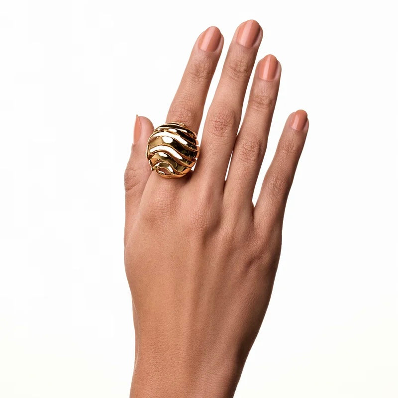 Rastro Ring in 18K Gold Plated by Anna Prata