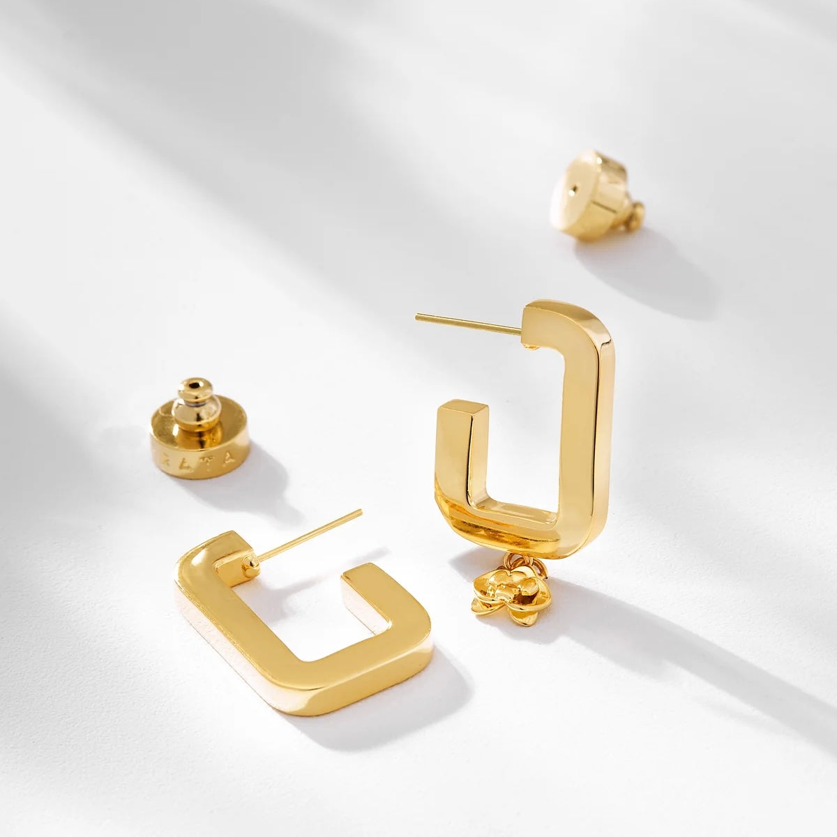 Traco Earrings in 18K Gold Plated by Anna Prata