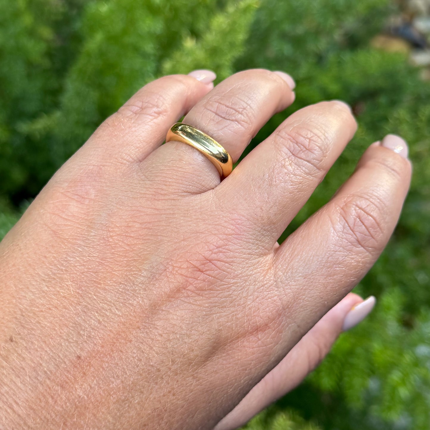 Flat Ring in 18K Gold Plated