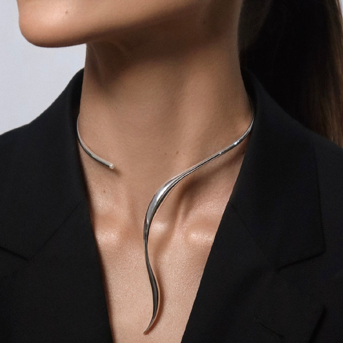 Lume Choker in 18K Gold Plated by Anna Prata