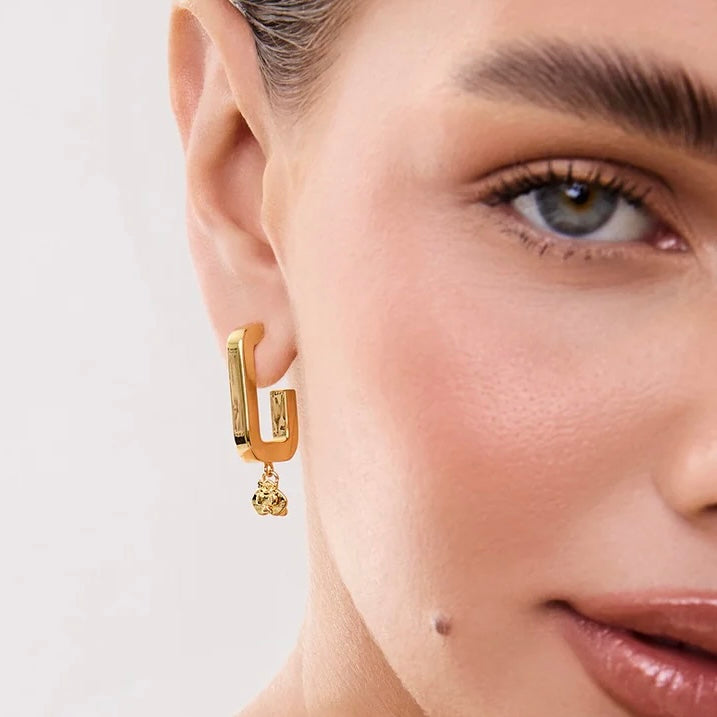 Traco Earrings in 18K Gold Plated by Anna Prata