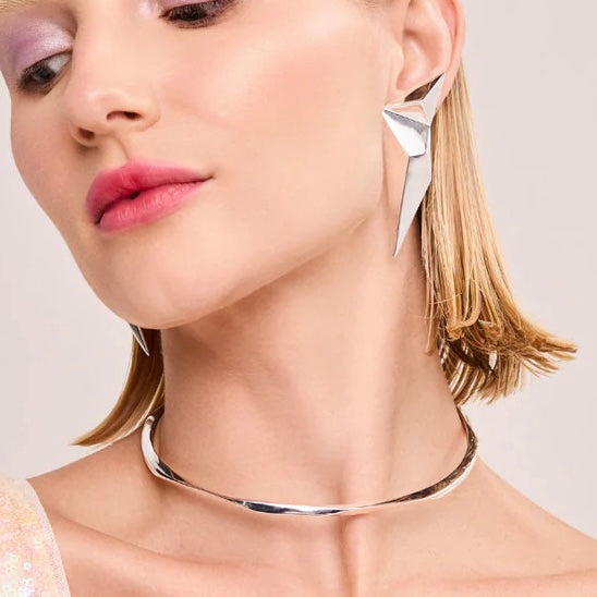 Prisma Choker in 18K Gold Plated by Anna Prata