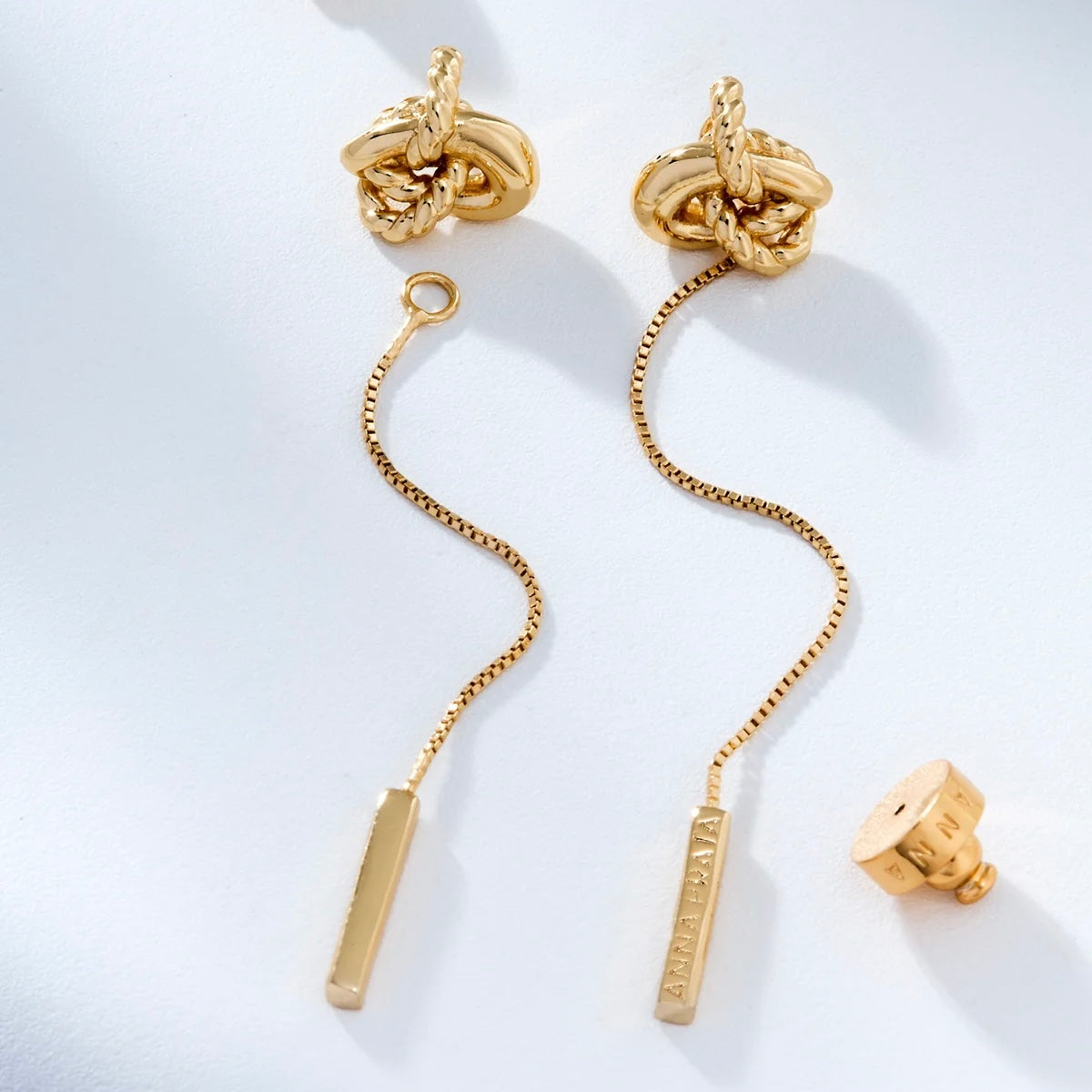 Laco do Mar Earrings in 18K Gold Plated by Anna Prata