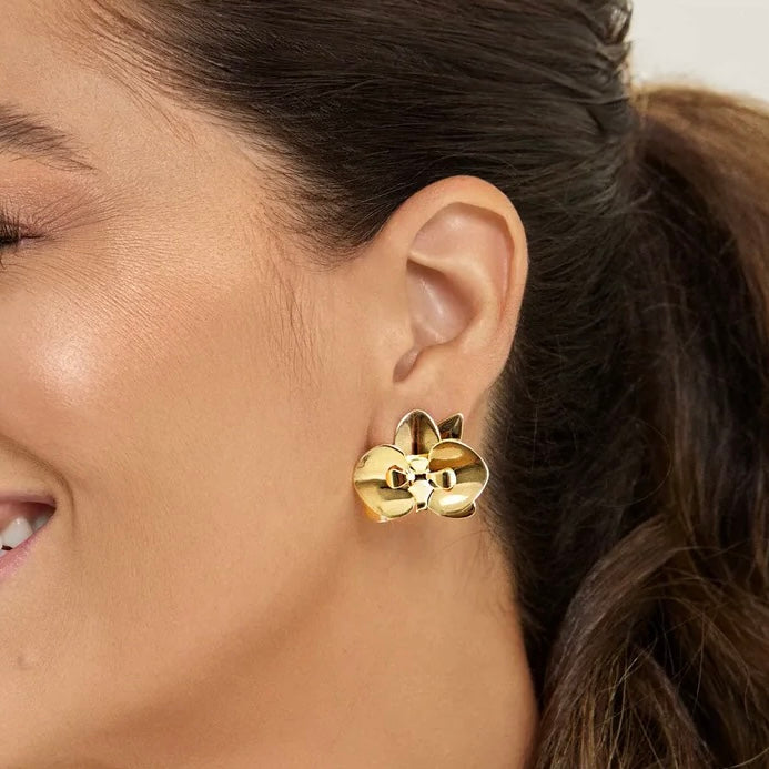 Evolua Earrings in 18K Gold Plated by Anna Prata