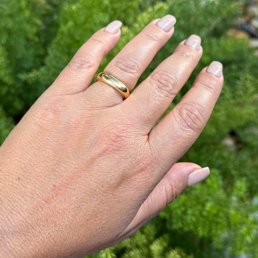 Flat Ring in 18K Gold Plated