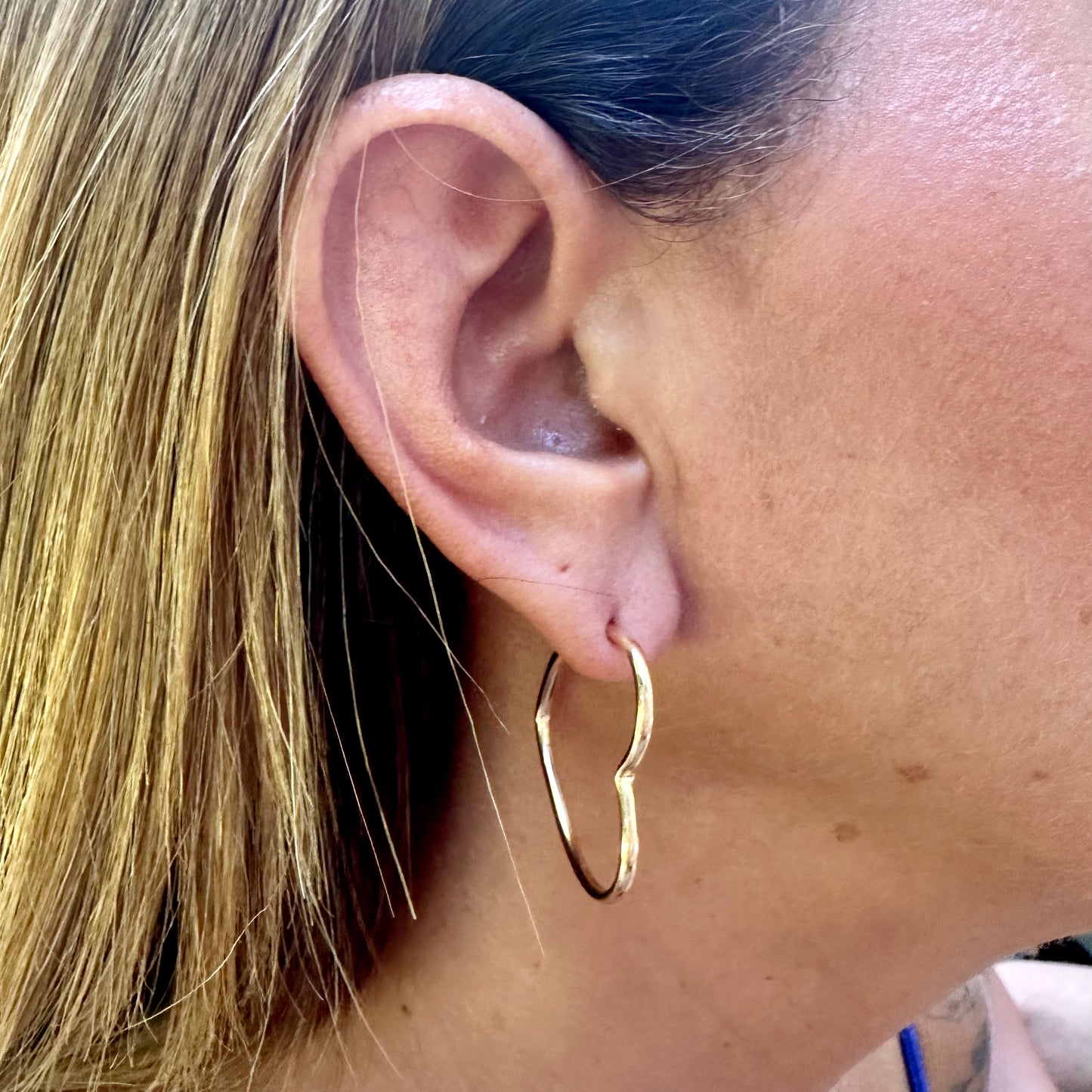 Corazon Earrings in 18K Gold Plated