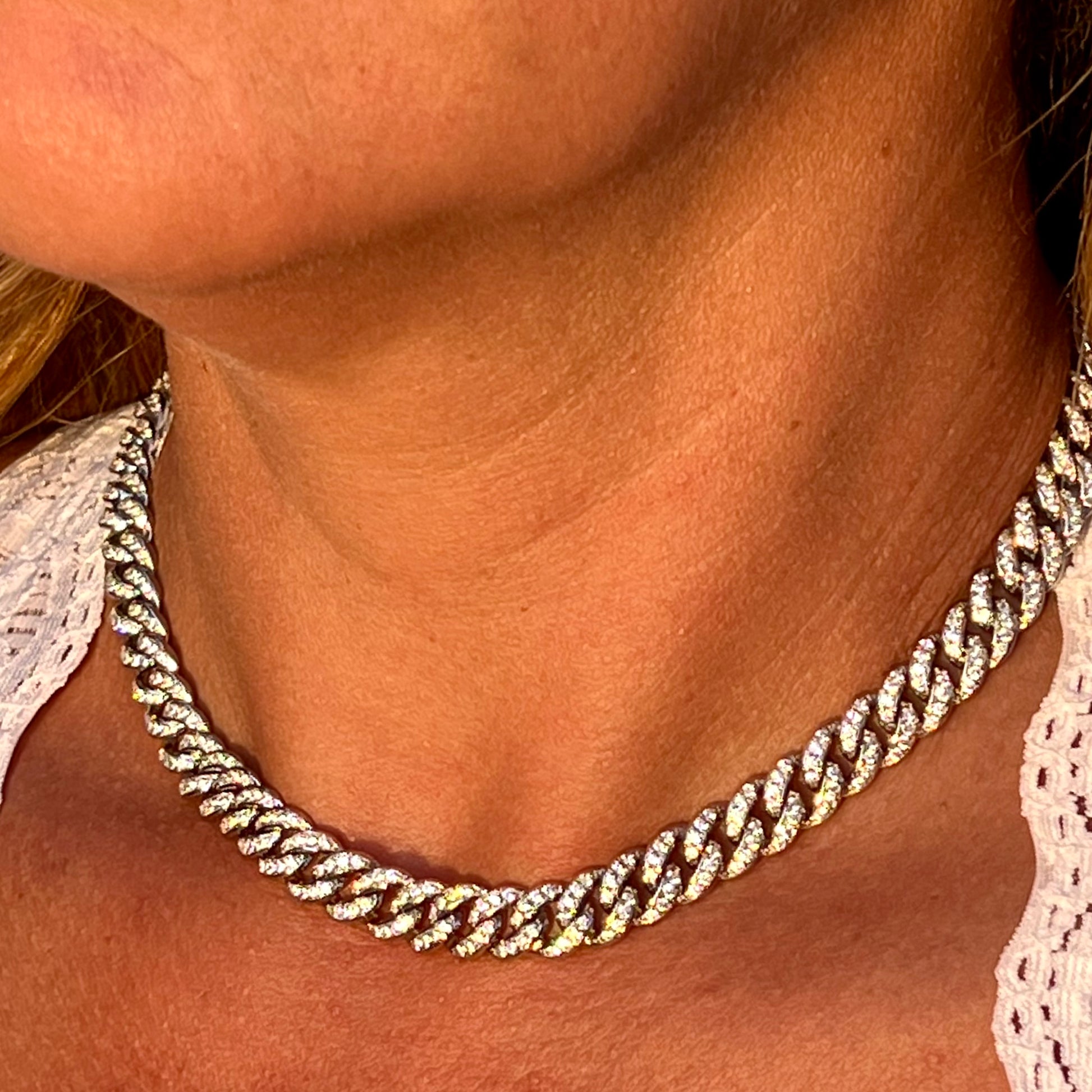 Cuban Link Necklace in Sterling Silver 925 – Bellaviva by Vivi
