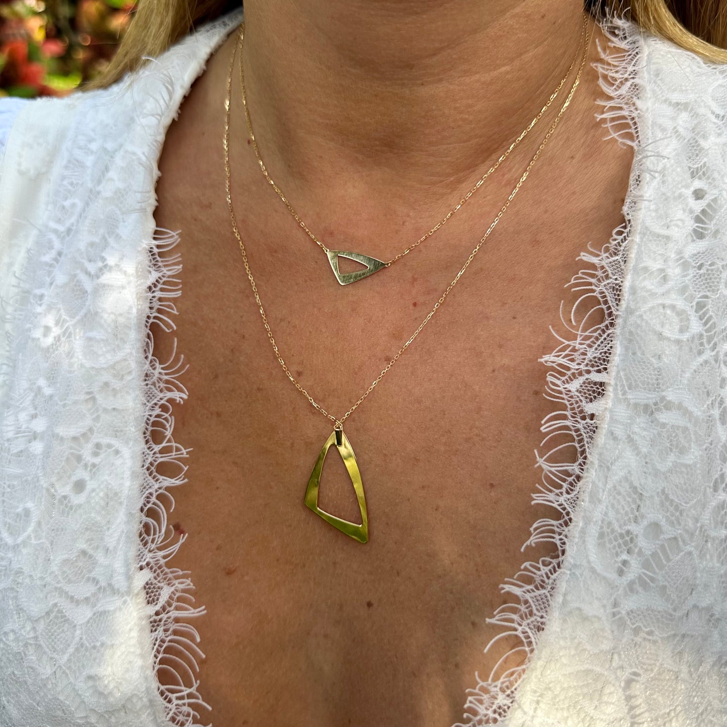 Helen Necklace in 18K Gold