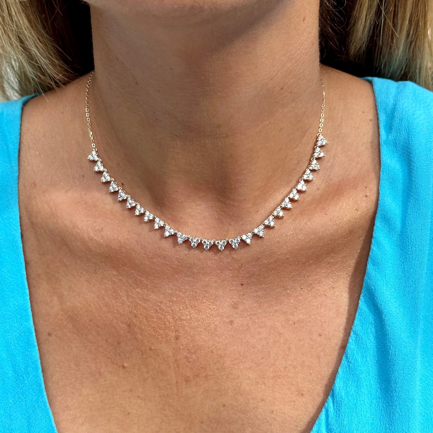 Skylar Necklace in Sterling Silver 925