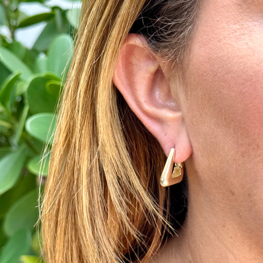 Natasha Earrings in 18K Gold Plated