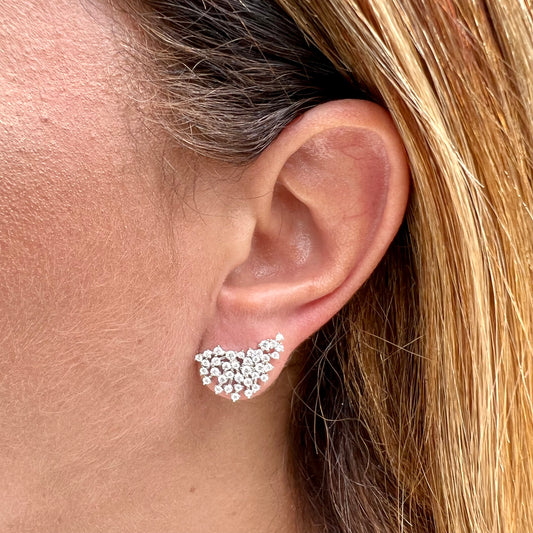 Vick Ear Cuff in Sterling Silver 925