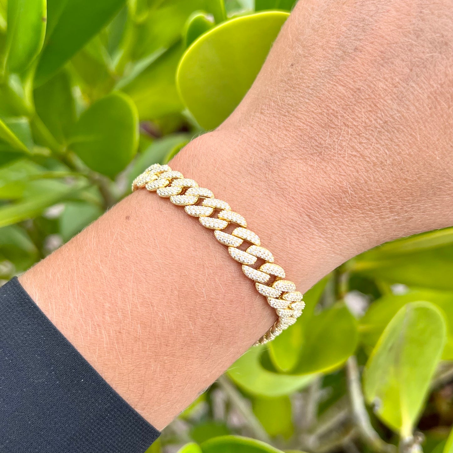 Cuban Link Bracelet in Sterling Silver 925