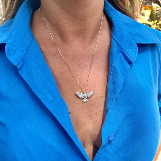 Peace Necklace in Sterling Silver 925