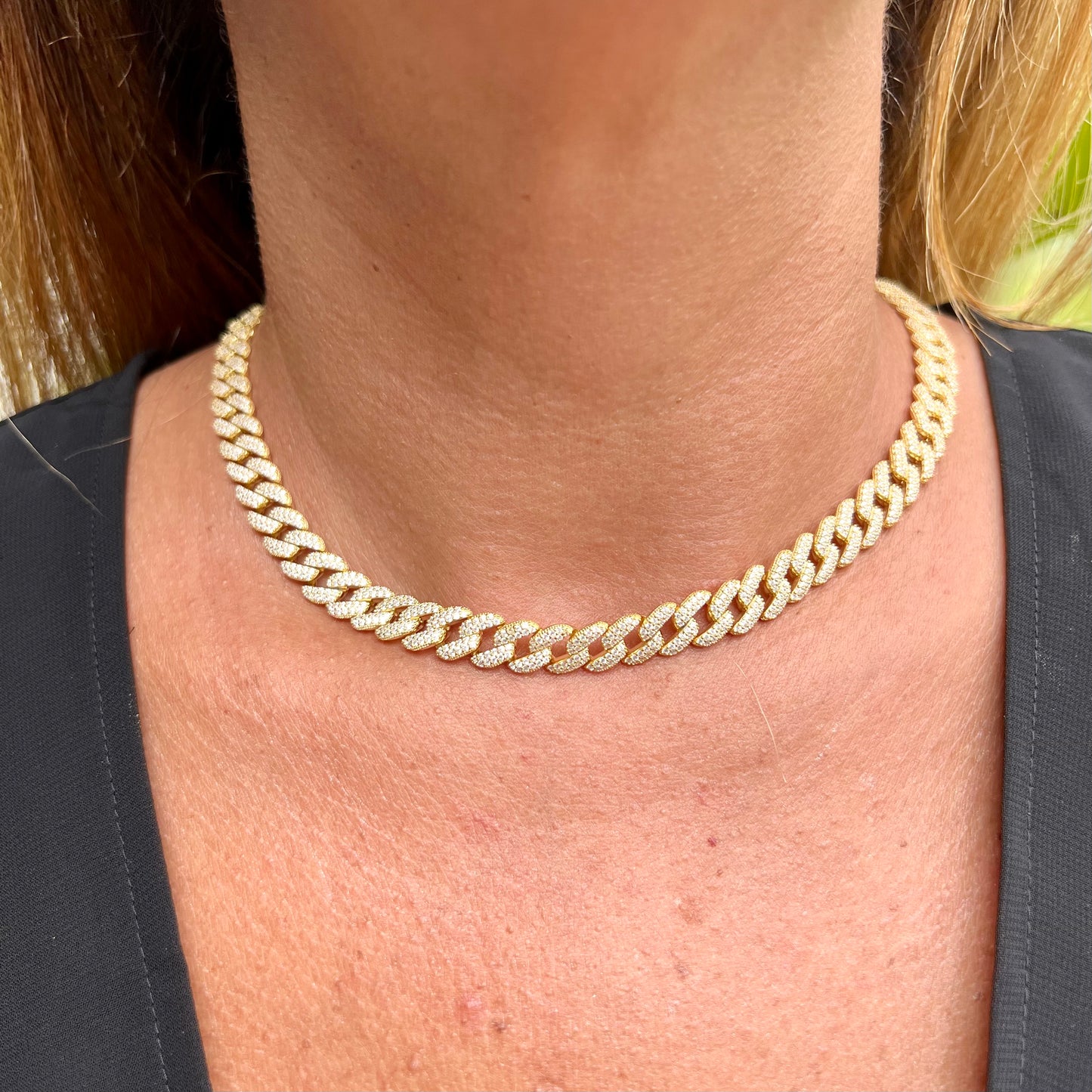 Cuban Link Necklace in Sterling Silver 925