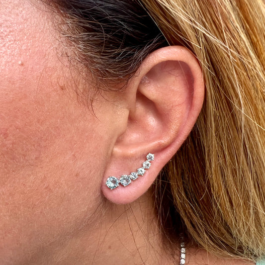 Ear Cuff in Sterling Silver 925