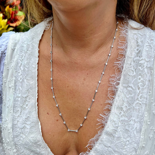 Ella Necklace in Sterling Silver 925