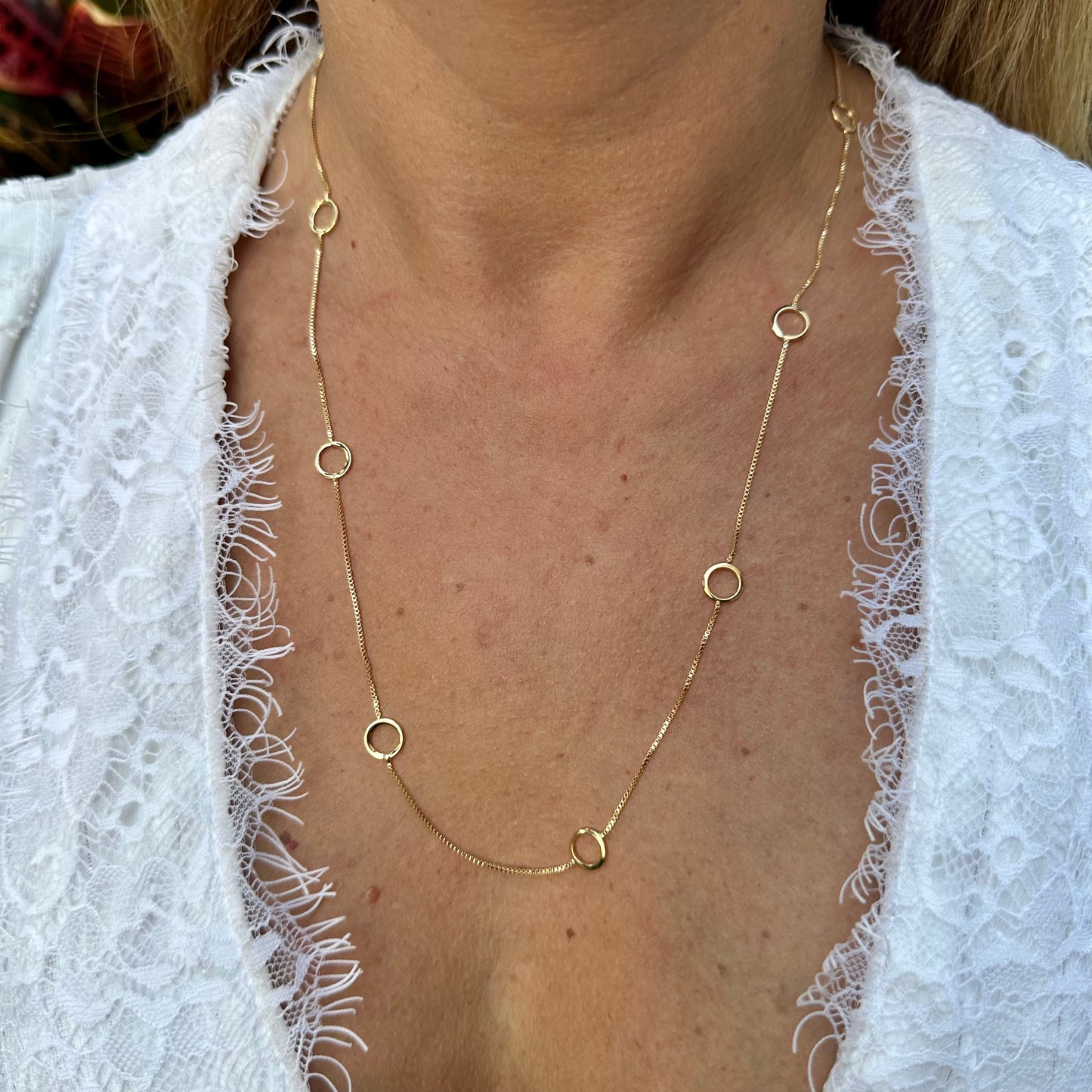 Sabrina Necklace in 18K Gold Plated