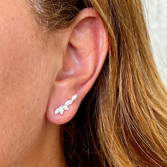 Emma Ear Cuff in Sterling Silver 925