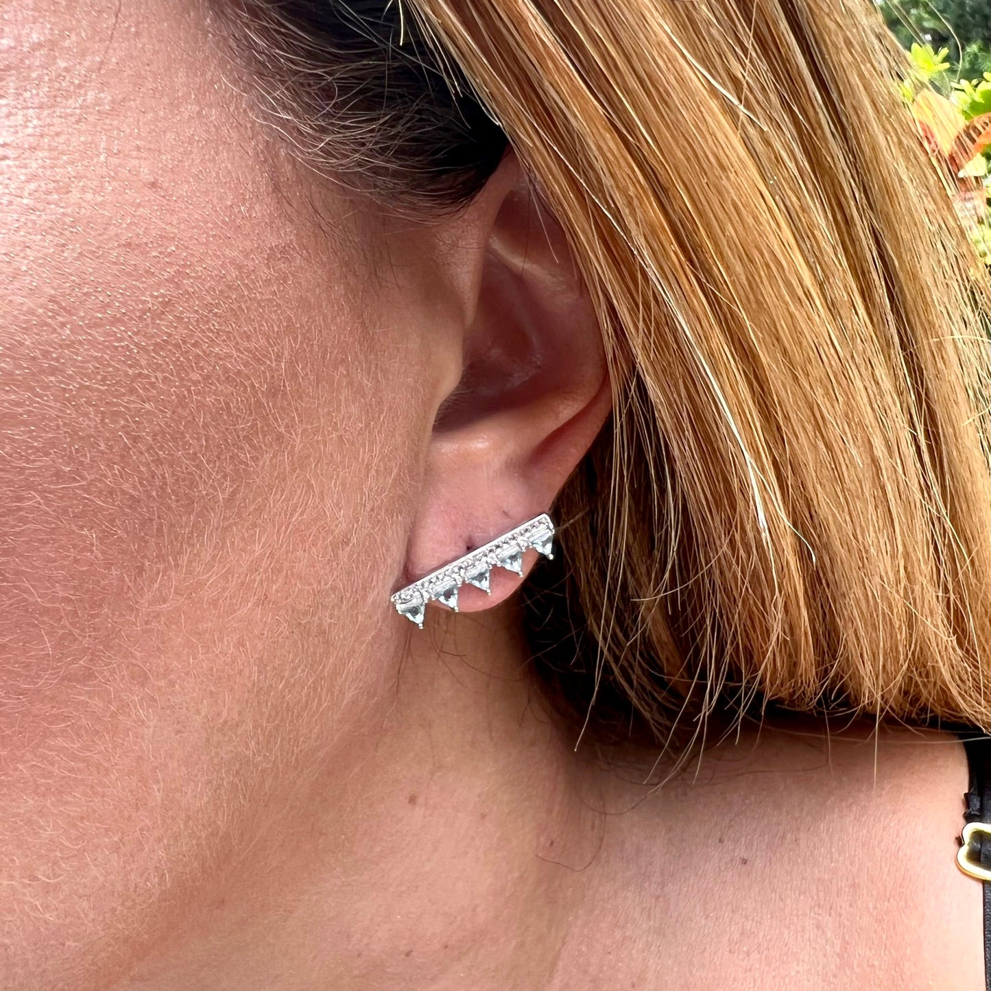 Aquamarine Earrings in Sterling Silver 925