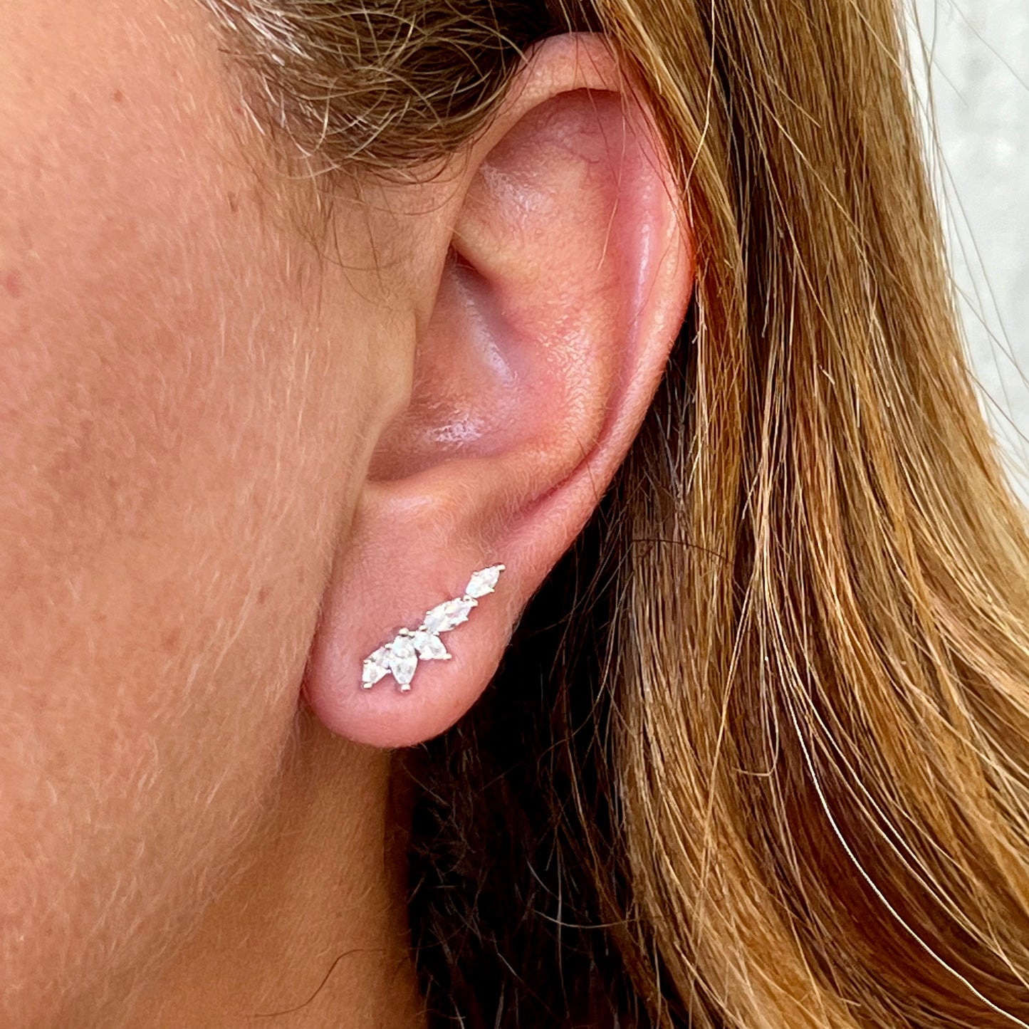 Emma Ear Cuff in Sterling Silver 925