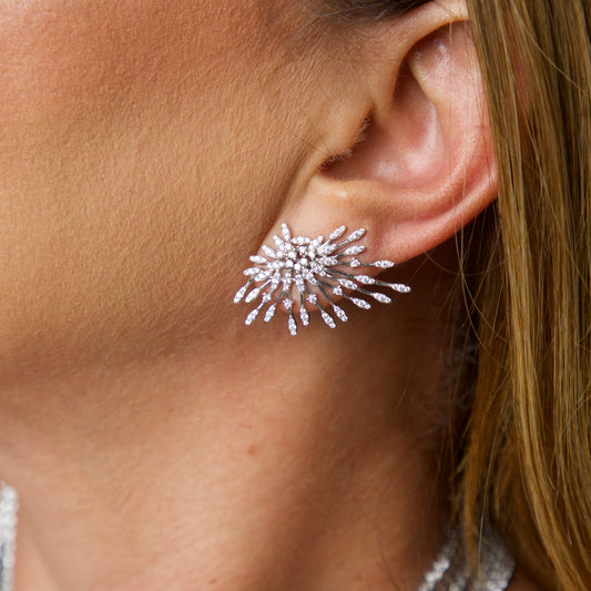 Ava Earrings in Sterling Silver 925