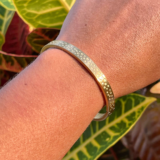 Matte Bracelet in Stainless Steel 316L