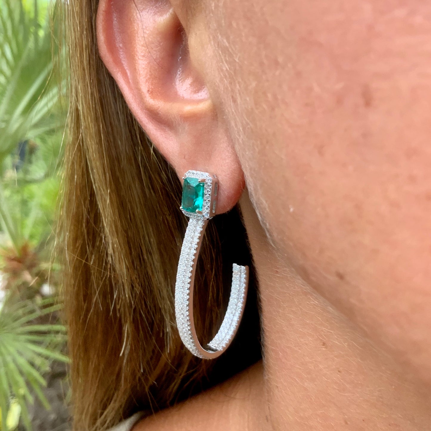 Hook Earrings in Sterling Silver 925