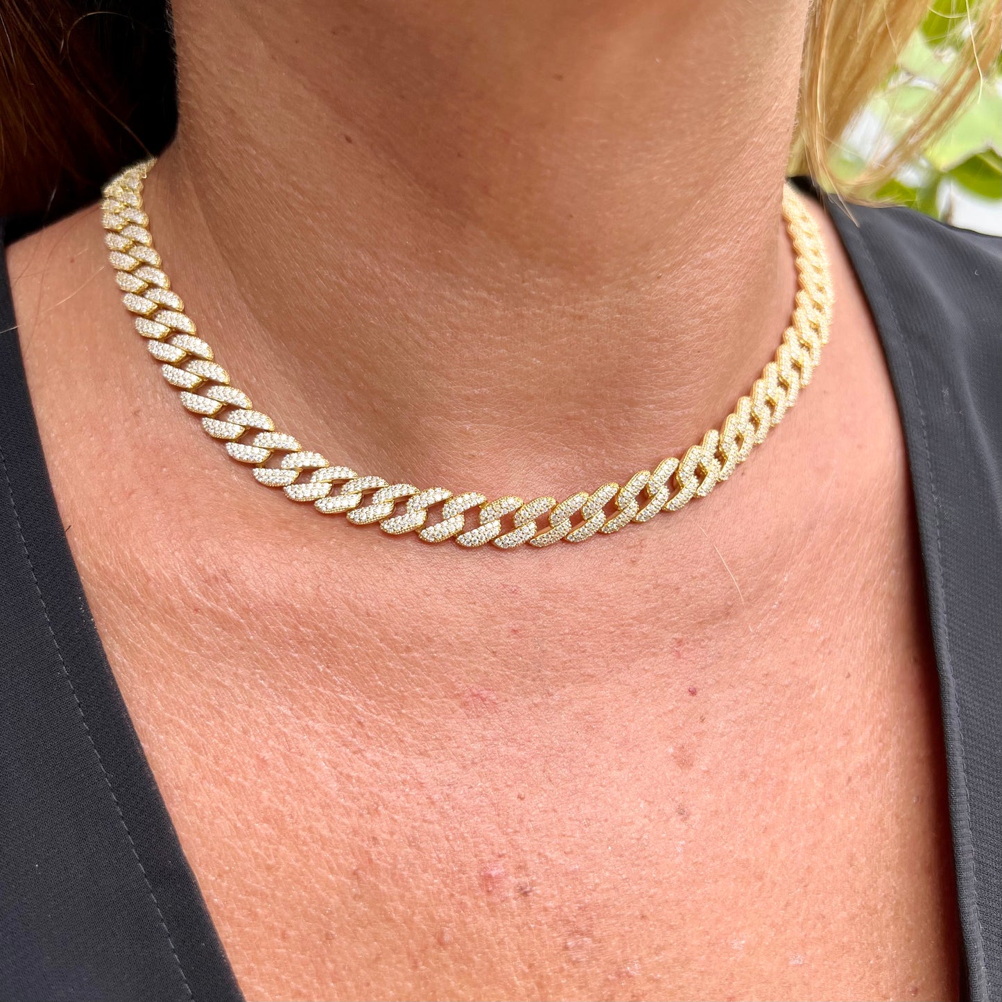 Cuban Link Necklace in Sterling Silver 925