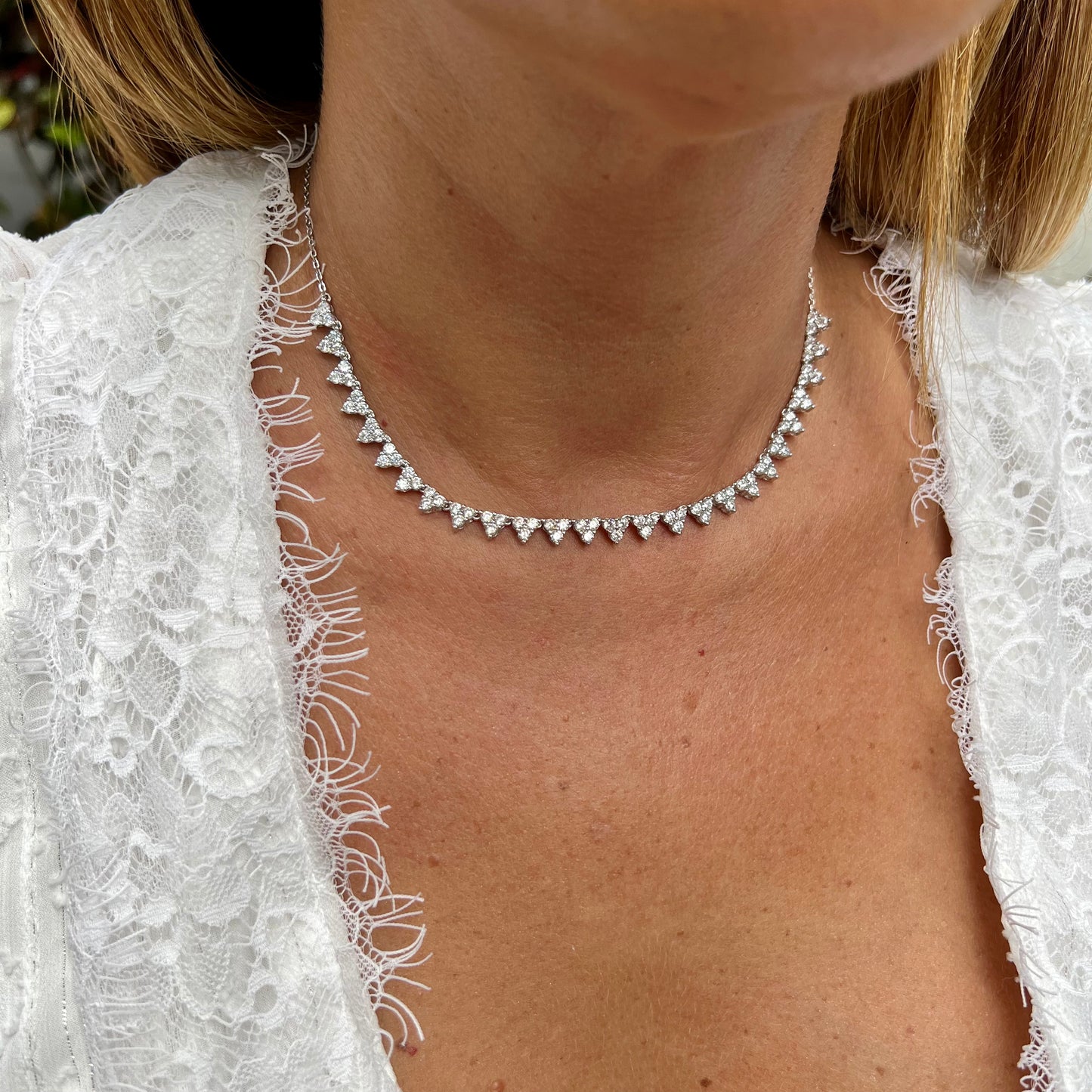 Skylar Necklace in Sterling Silver 925
