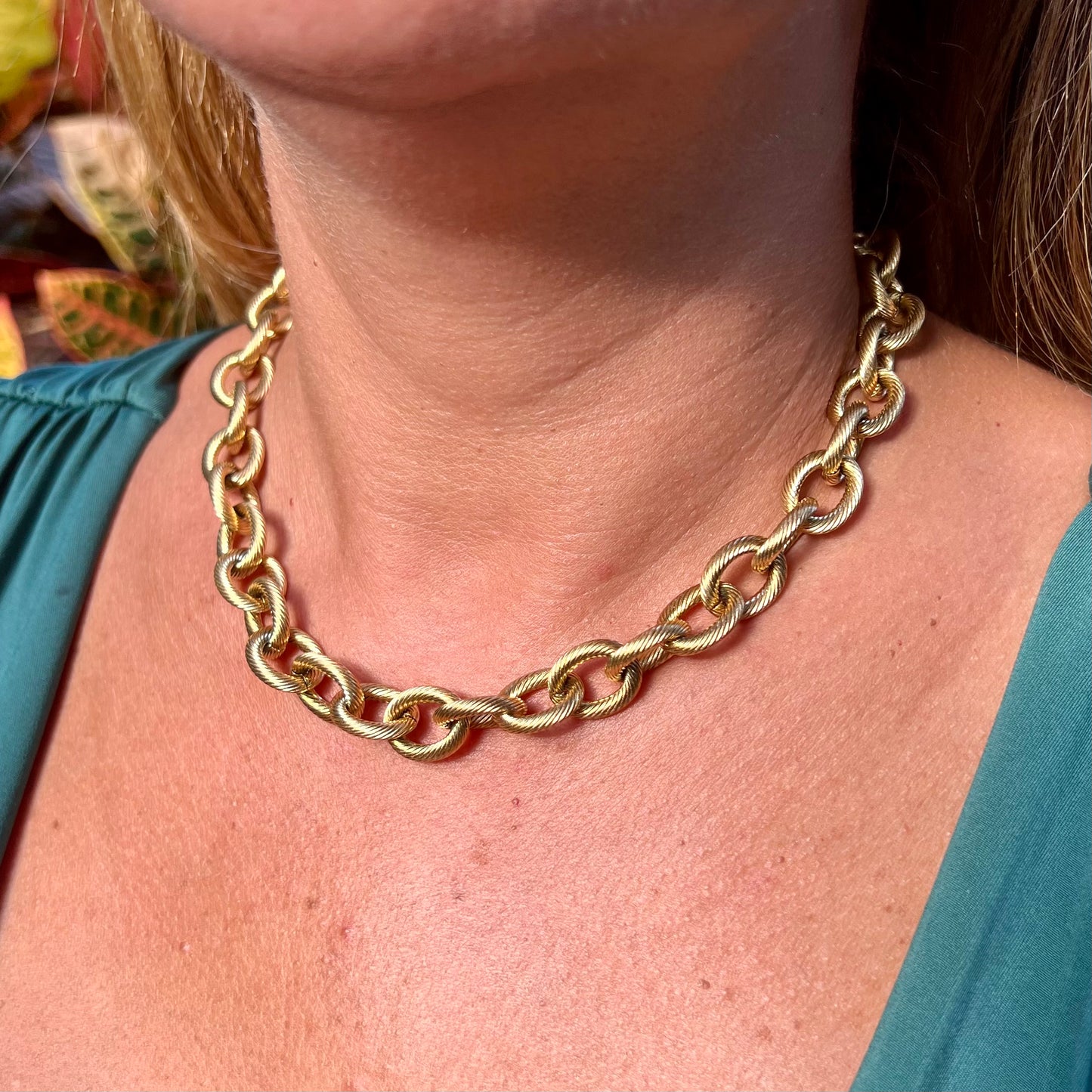 Chain Link Necklace in Stainless Steel 316L