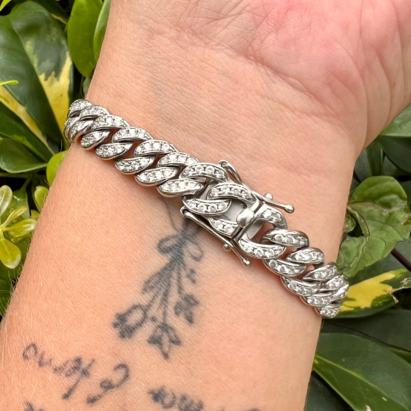 Cuban Link Bracelet in Sterling Silver 925