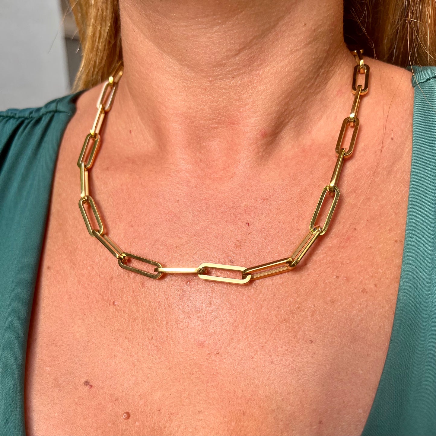 Chain Link Necklace in Stainless Steel 316L