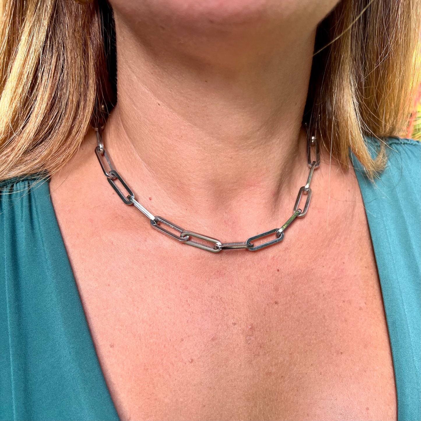 Chain Link Necklace in Stainless Steel 316L