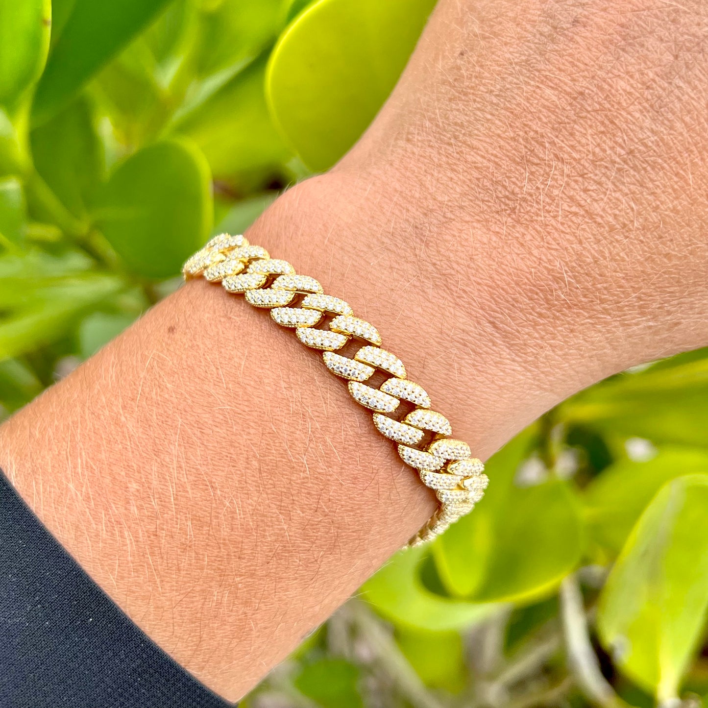 Cuban Link Bracelet in Sterling Silver 925